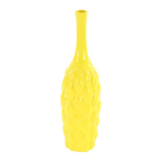 18" Bright Ceramic Coastal Vase Set